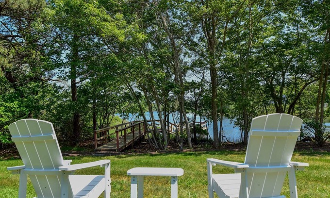 West Dennis House | Peaceful Waterfront Home w Private Dock!