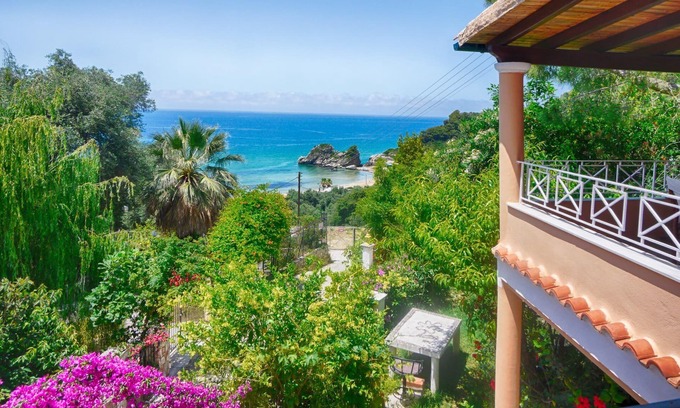 Pelekas Apartment | Pelekas Ferienwohnung mit Meerblick nur 200m vom Strand