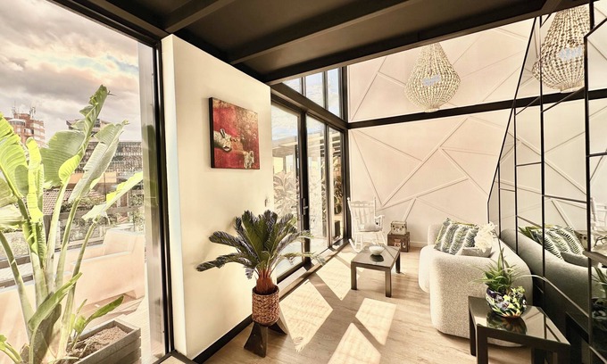 Financial District Apartment | Pent House Duplex with Terrace and view of Bogota