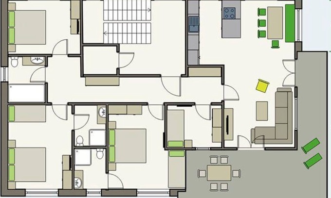 Soell Apartment | Penthouse apartment, 4 bedrooms, 3 bathrooms - APART deluxe am Wilden Kaiser