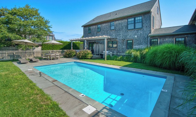 Nantucket House | Perfect Family Vacation Home! Heated Salt Water Pool - Car Ferry Tix Available