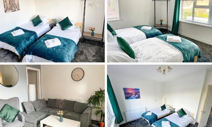 Oldbury Apartment | Perfect for Contractors & Families! 7 Beds Free Parking