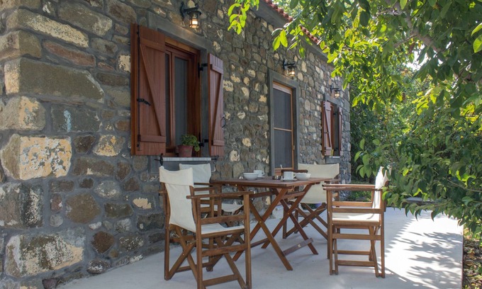 Eresos-Antissa House | 'Perivoli' Stone House