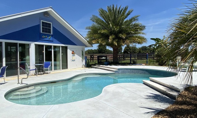 Fellowship Cottage | Pet friendly Cottage with Pool on Horse Farm, EV Charger, near Chi, WEC