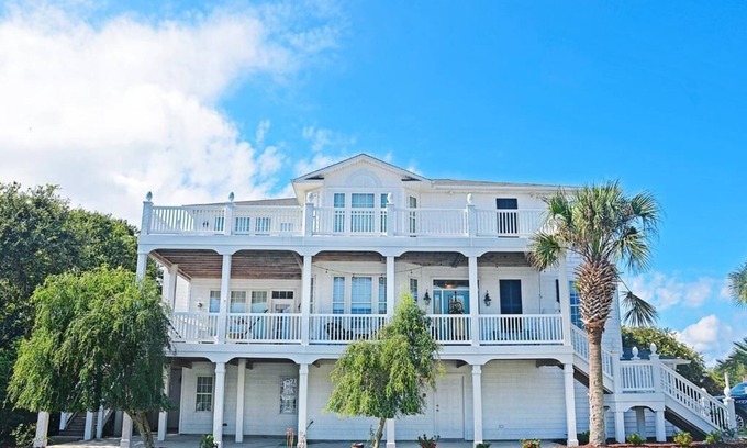 Kure Beach House | Pet friendly, Oceanview Home at Bon Temps
