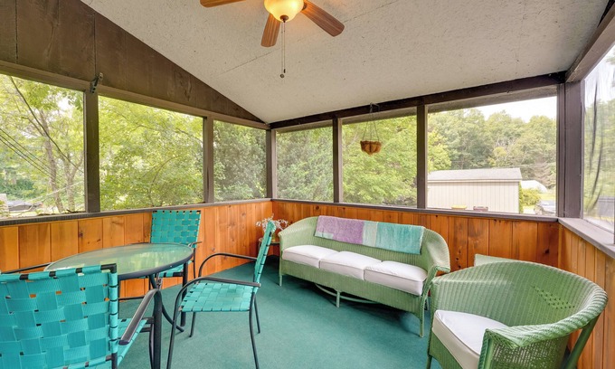 Lake George House | Pet-Friendly Queensbury Home w/Screened Porch