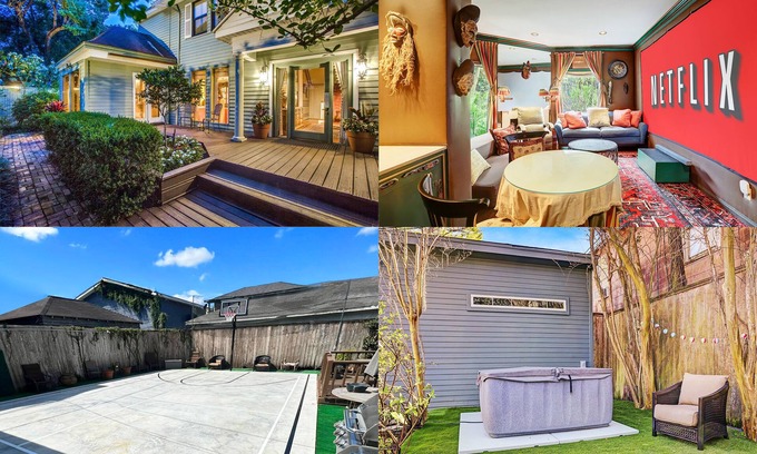 Greater East End House | Pickleball | Hottub| Basketball | 6000sqft | Bar