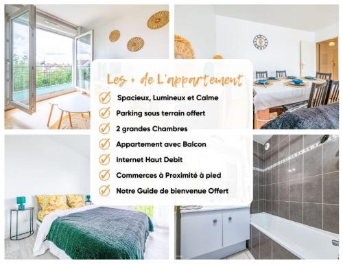 Villemomble Apartment | Pilepoal II - Balcon - Parking - 6Pers - Lumineux