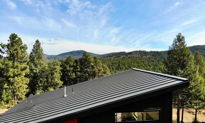 Evergreen Meadows House | Pinebox at Evergreen Modern 20Acres -Serene-Creek!