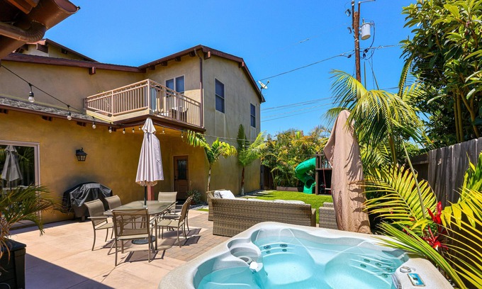 South Oceanside House | Playground, hot tub, and walking distance to the ocean - The Sandcastle Fairytale - New Listing