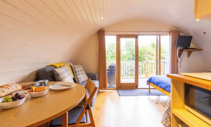 Llangammarch Wells House | Pod3 Otter Powys River Glamping Pods Builth Wells Wales