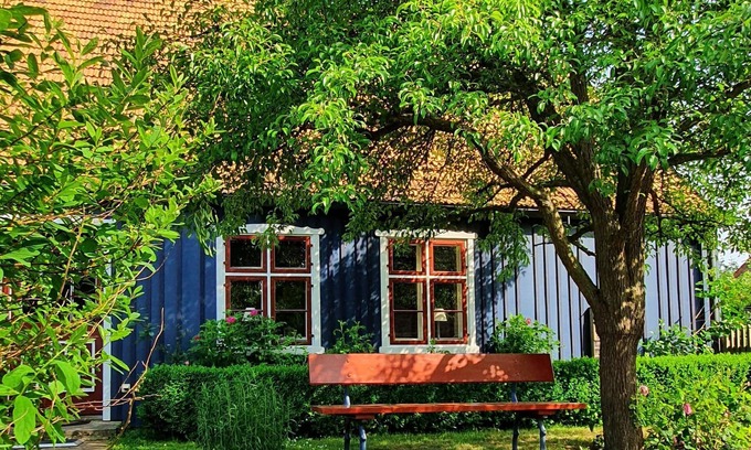 Ahlbeck Apartment | Pommernhaus Historisches Colonistenhaus Sauna Kamin Boot - Romantic overnight stay with open fireplace