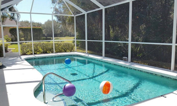 Braden River House | Pool home with 2 car garage