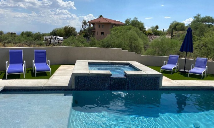 Tucson House | Pool & Hot Tub/Mountain Views/3 BR/Stunning