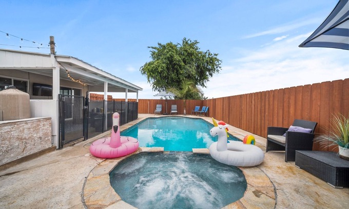 Chula Vista House | POOL,Spa, Movie Room, BBQ and Games! Family Vacation Home
