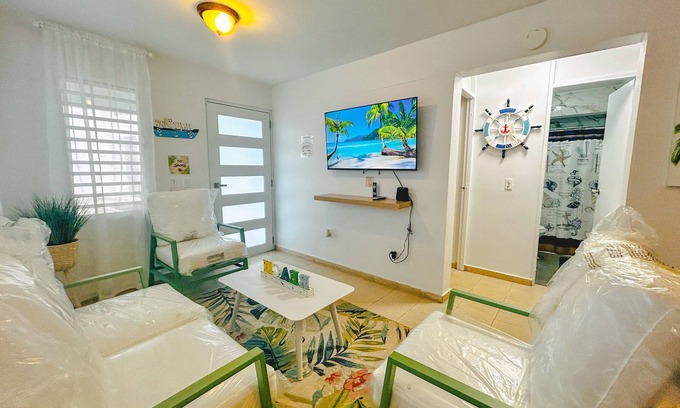 Playa Fortuna House | Port 3|Beach| 4ppl| Roof Top| Top Location/whit electric generator 24/7