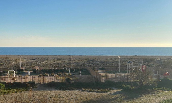 Port Leucate Apartment | Port Leucate: AC 1BR, 4 pers, parking, near beach
