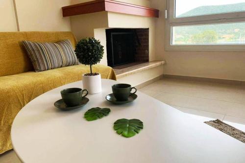 Nea Peramos Apartment | Port View House-Comfy Family Apartment-Panoramic View