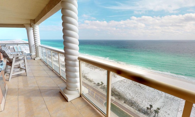 Pensacola Beach Condo | Portofino Resort 2 Condo Package, Panoramic Ocean Views, 8 Pools, Steps From The Beach!