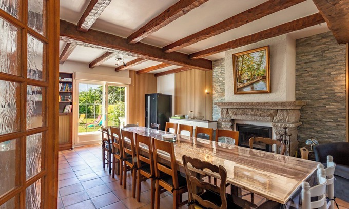 Etel House | Pradic : 15 pers Fireplace - Garden - Sea on foot