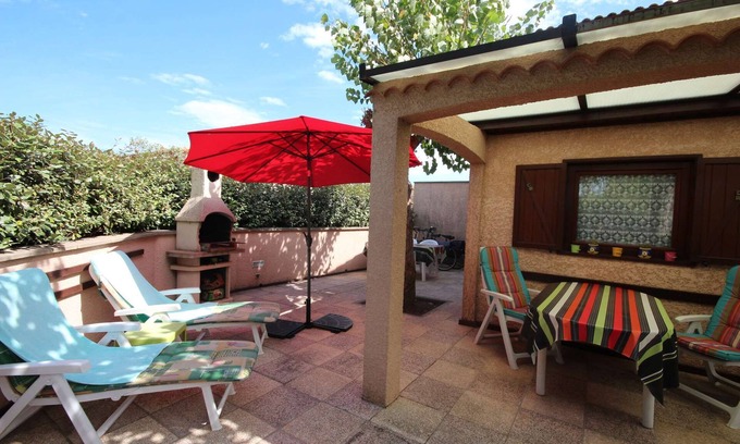 Portiragnes-Plage House | Pretty corner villa located in TAMARIS, airconditioning, 4 bedrooms, WIFI, at only 900m from the.