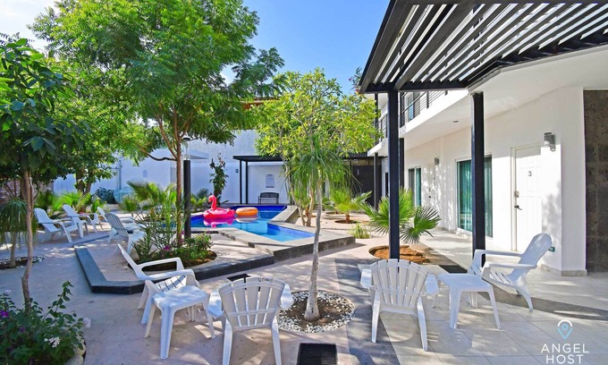 La Paz Apartment | Prime Location, Pool Access, BBQ, Walk to Malecon