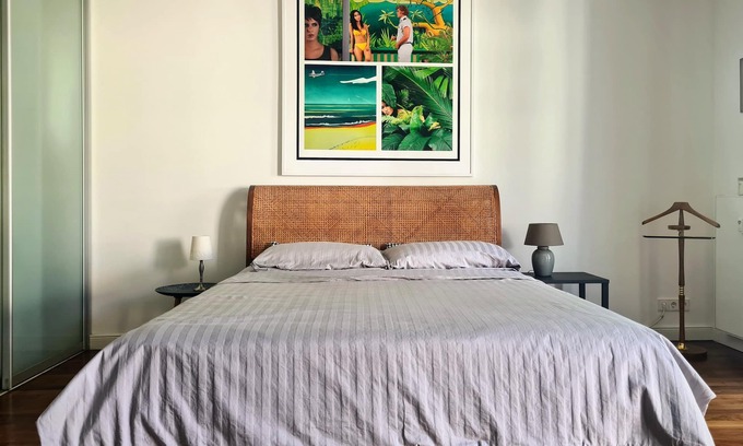 Mitte Apartment | Prime location with view | 2 rooms on own floor in loft, with balcony, large bathroom