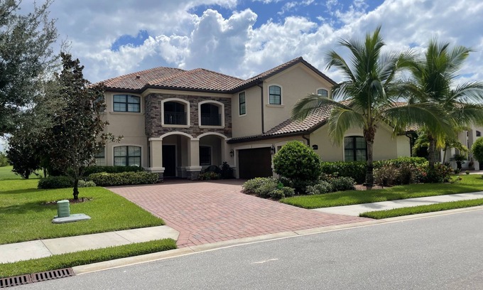 Bonita Springs House | Pristine Two Story Estate Home With Breathtaking Golf Course And Lake Views