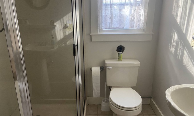 Gloucester House | Privacy and a water view, five minutes to a private beach.
