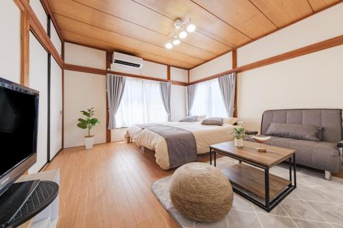 Tokorozawa Apartment | Private 1K Flat with 2 Single beds and sofa-bed, Near Tokyo & Quiet Area, 202
