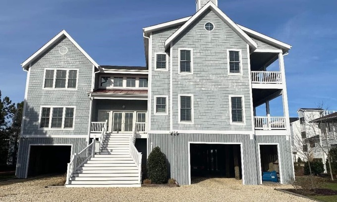 Bethany Beach House | Private Beach Home With Elevator In Gated Ocean Front Community