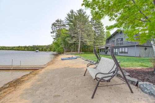 Brainerd House | Private Beach Lakefront Escape in Brainerd!