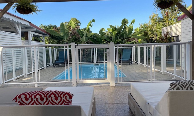 Sainte-Rose Cottage | Private cottage, pool and spa 5 to 20 minutes by car from hiking trails and beaches.