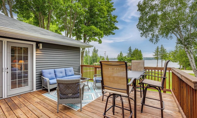 Maple City House | Private Dock: Newly Renovated Home Near Bear Dunes