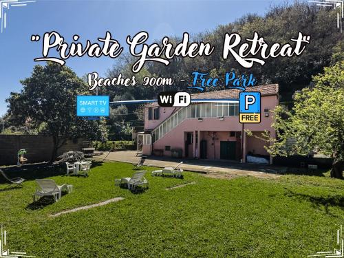 Albissola Marina Apartment | Private Garden Retreat - Free Park - Beach 900m