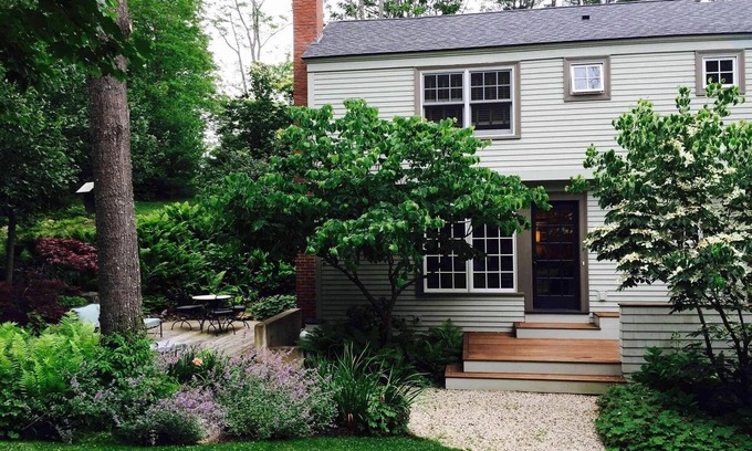 York Harbor Apartment | Private gardens and a five-minute walk to York Harbor Beach!