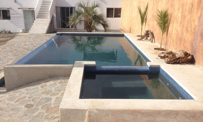 Cerritos House | Private Gated Casita with a pool nestled between the Mountains and the Surf