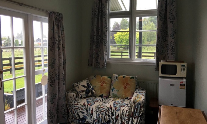 Rangataua Bed & Breakfast | Private Guest Suite with 2 bedrooms, sauna, small kitchenette and parking.