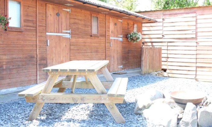 Tabor Cabin | Private Heated Bedroom at Torrent Walk Bunkhouse in Snowdonia. Sleeps 6