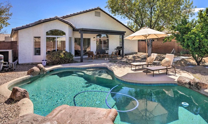 Paradise Valley Village House | Private Heated Pool: Phoenix Sanctuary w/Foosball