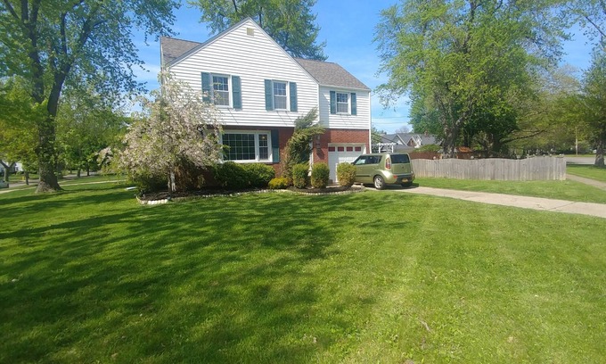 Amherst House | Private home, quiet suburban area, fully fenced yard, driveway