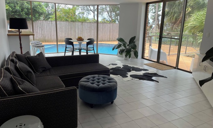 Bilgola Plateau Apartment | Private Northern Beaches Oasis.