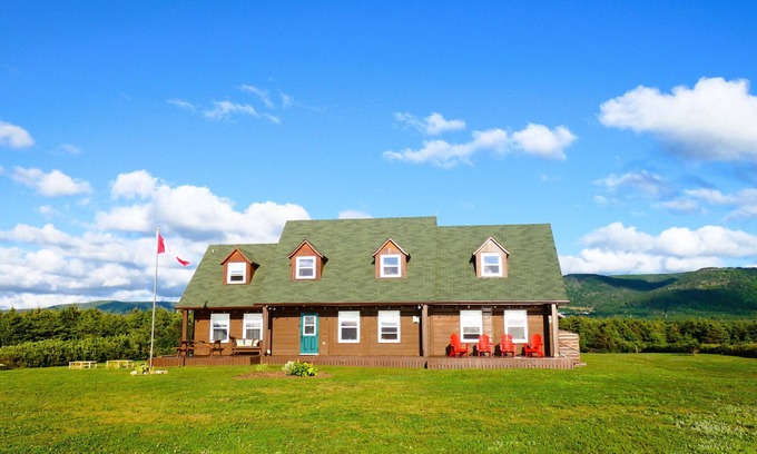 Cabot Trail Cabin | Private Ocean Front & Mountain View Acadian Lodge