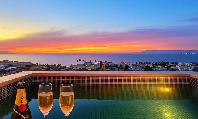 Downtown Puerto Vallarta Apartment | Private OCEAN VIEW Pool Panoramic Sky Beach Loft~Steps to Malecon+Safe Loc