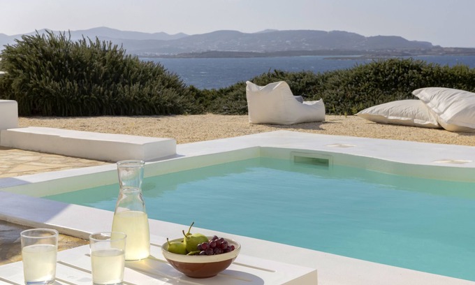 Nea Cryssi Akti Villa | Private pool, Breathtaking Panoramic View to the Sea & Sunset