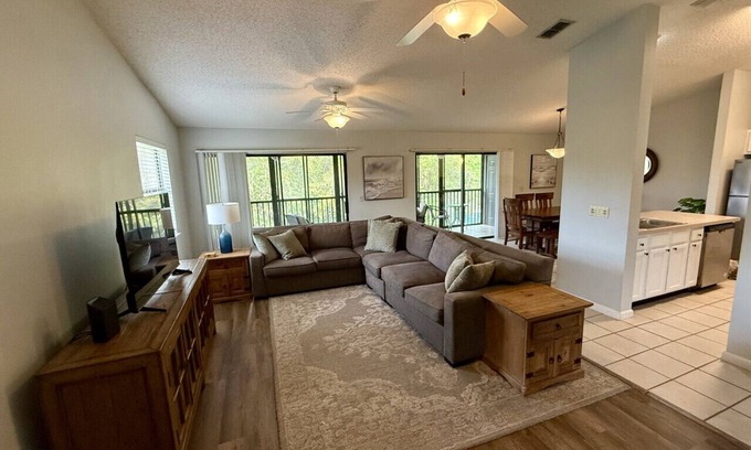 St. Augustine Condo | Private Retreat under Oak Canopy with beautiful marsh view