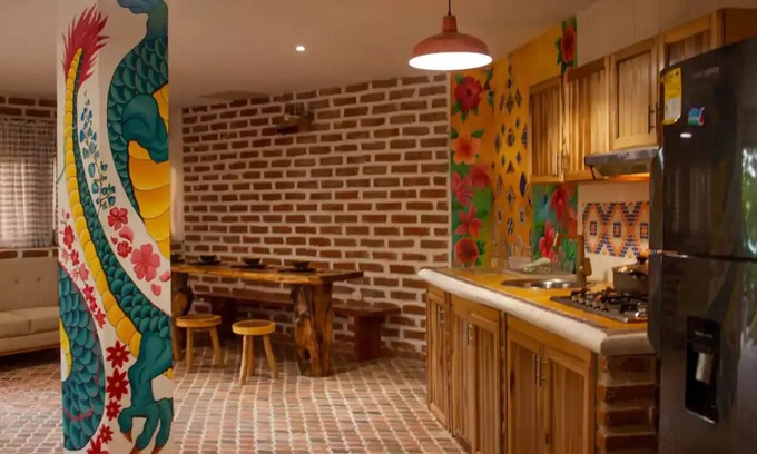 San Martin Apartment | Private room for 6 with kitchen and pool