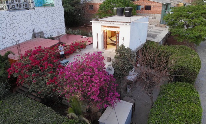 Taganga House | Private Room with Terrace and Sea Sight