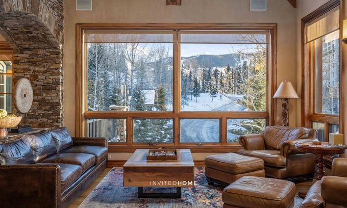 Mountain Village Cabin | Private See Forever Home by InvitedHome | Fireplace, Ski Valet, Walk to Ski