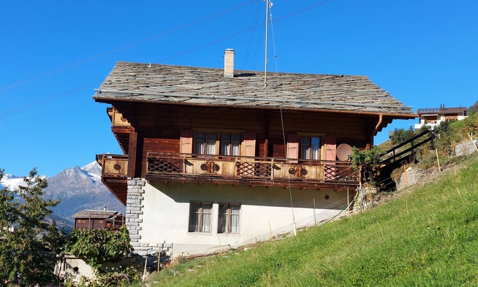 Staldenried  Gspon Ski Chalet | Private Traditional Swiss Chalet in Heart of Alps.